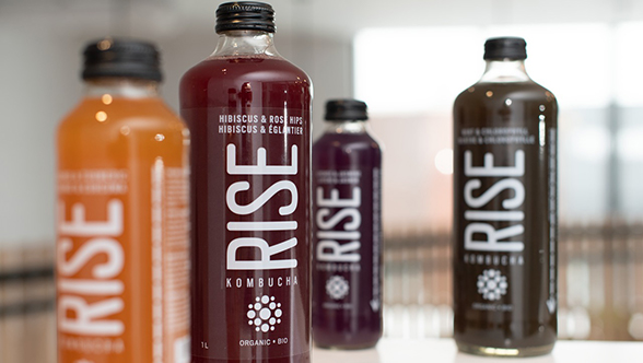 Primera línea de envasado para RISE Kombucha